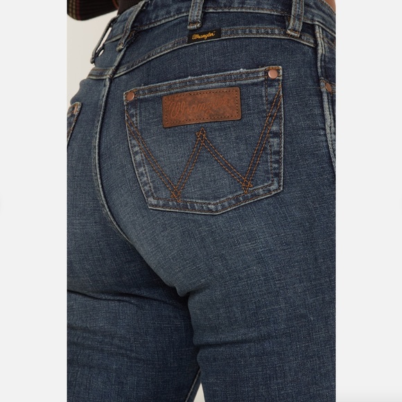 NWT!!!Wrangler Retro High Rise Flare Trumpet Jeans In Jana - Picture 8 of 16